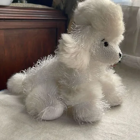 Ganz Webkinz White poodle plush 8” .