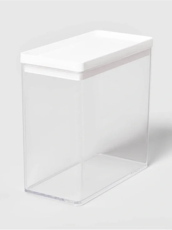 Target Clear Pantry Storage Container with White Lid