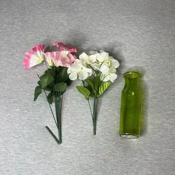 Target Faux Floral Arangement with Vase 3 PCS. Set