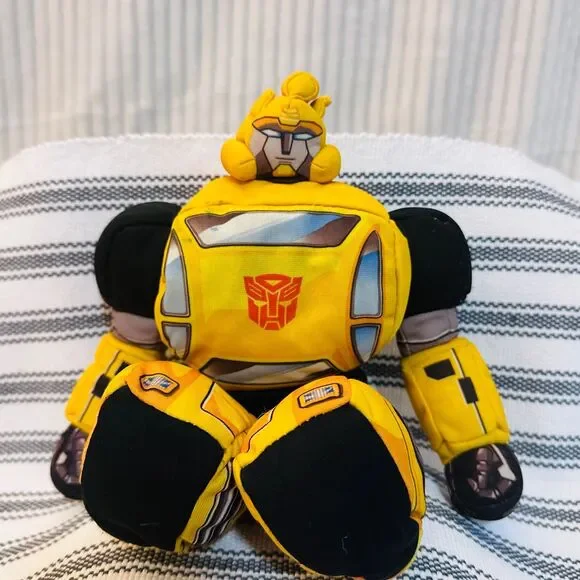 Transformers Slumblebee Transforming Bumblebee 2006 Plush Hasbro 10.5
