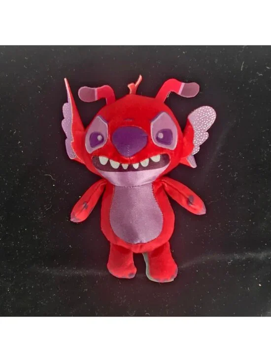 Disney Stitch Leroy 628 Red Plush Toy With Wings 10 Inches