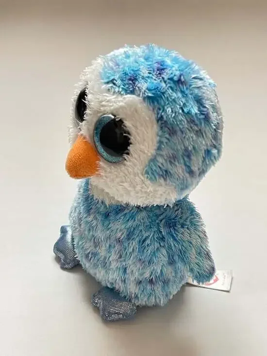 Plush by TY Beanies Penguin Ice Cube 6” Retired
