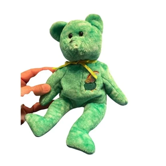 Ty Beanie Baby Killarney Irish Bear St. Patrick's Day Collectible 8