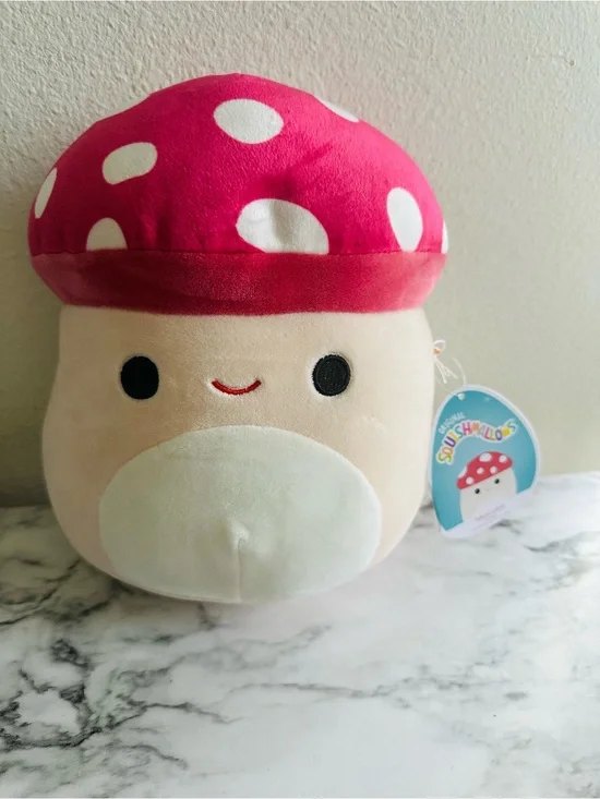 Squishmallows Malcom Mushroom Plush with Hang Tag | Super Soft Collectible