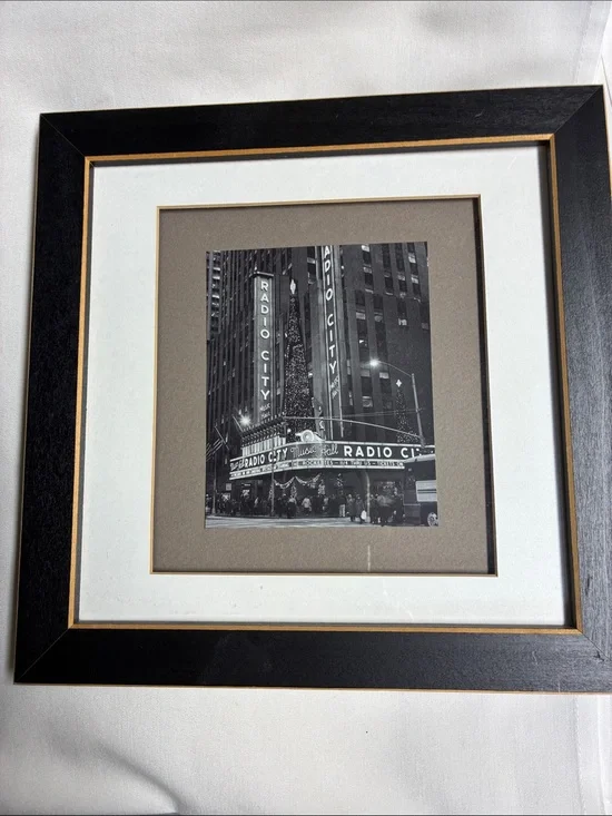 Framed Radio City Music Hall NYC Wall Art Photography by Wolodymyr Gritsik