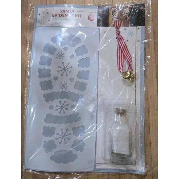 NIP Santa Evidence Kit Christmas‎ Boot Footprint Holiday