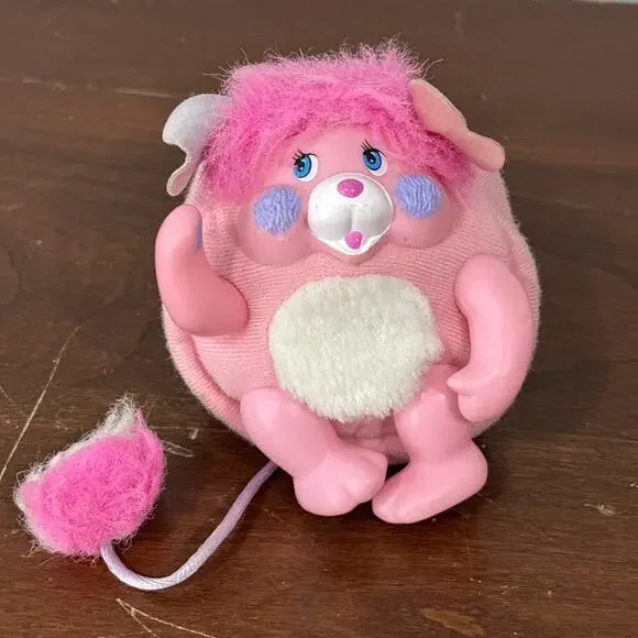 Vintage 1986 Mattel Pocket Popples Pink 