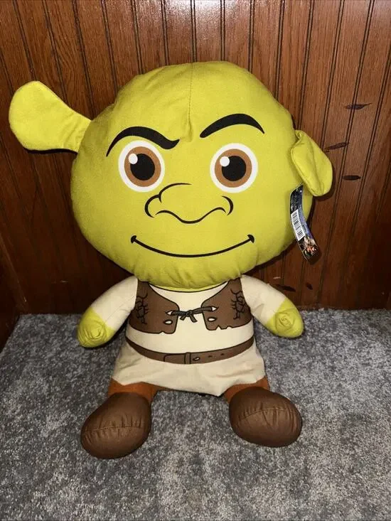 New Shrek 20 Inch Plush Dreamworks Large Head Toy Factory Original