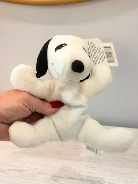 Vintage Snoopy & Friends Peanuts Bean Bag Stuffy 6.5” Plush Toy Stuffed Animal