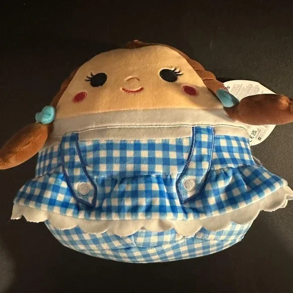 Squishmallows Dorothy The Wizard of Oz 85th Anniversary 8in Plush Blue Gingham