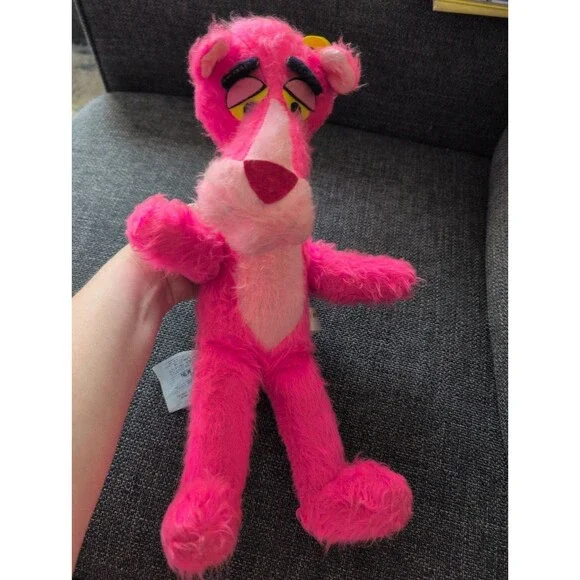 VTG 1964 Pink Panther Stuffed Animal Mighty Star Limited