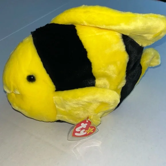 TY Bubbles the Fish Beanie‎ Buddy Plush
