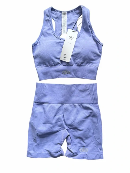 ALO Yoga Lavender Racerback Sports Bra