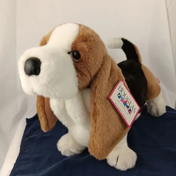 Douglas Company Laverne Bassett Hound #286 Rare Hard To Find NWT Large Plush