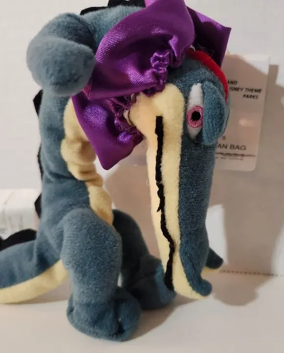 Disney Store Fantasia Alligator Bean Bag Plush Mini Bean Bag NWT