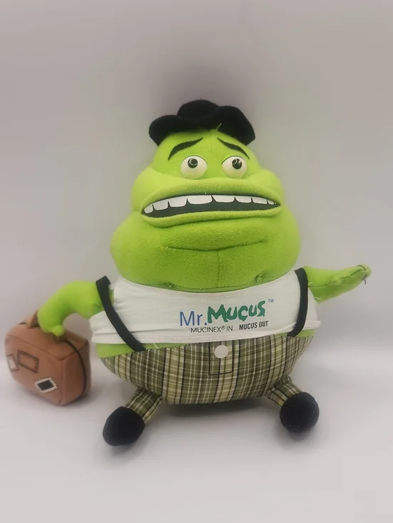 Mucinex Mr Mucus Character Promotional Plush Toy