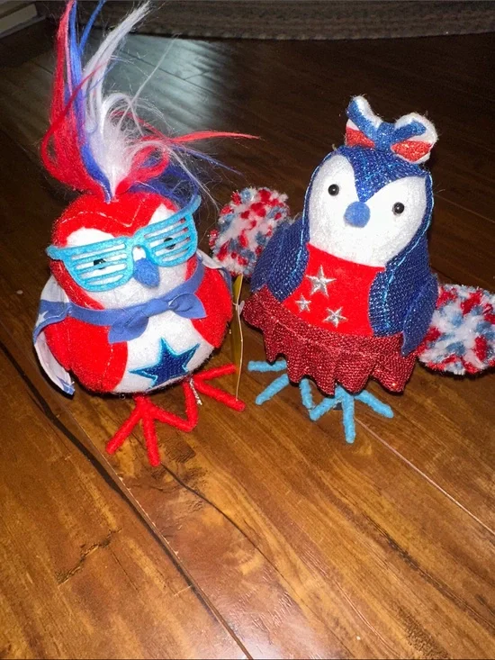 Target Featherly Friends Patriotic Cheery & Hero Bird Pair 2025 4th of July
