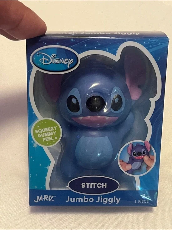 Disney Stitch Jumbo Jiggly Squeeze Toy - Blue & Pink
