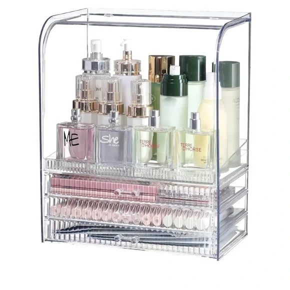 Clear Acrylic Makeup Organizer