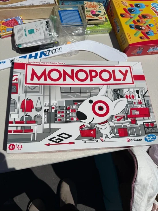 Target Monopoly Board Game - Red, White, Black