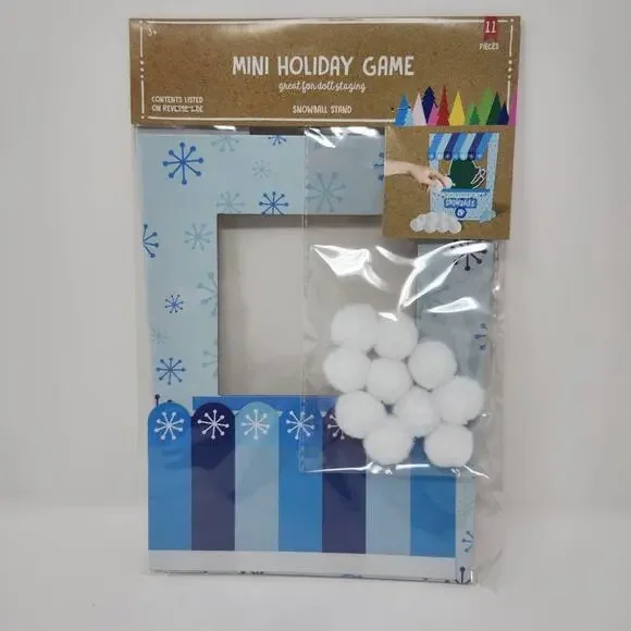 Holiday Helper Elf Snowball Stand Prop