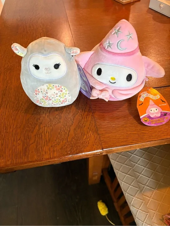 Squishmallows My Melody Plush - Pink & Purple Tag