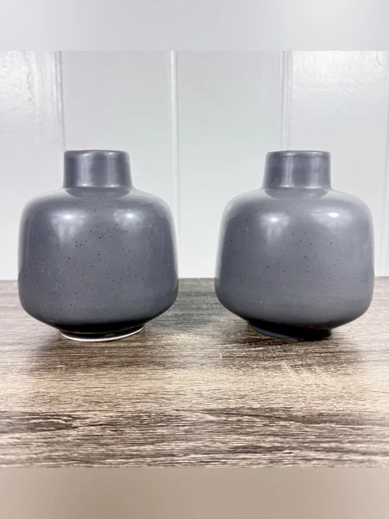 NEW Target Bullseye Playground Grey Vases