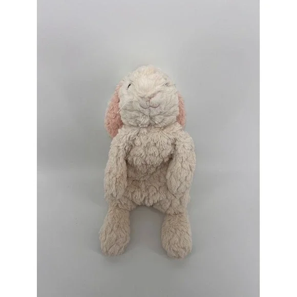 Mary Meyer White and Pink Pebble Bunny Rabbit Plush Stuffed Animal‎ Toy