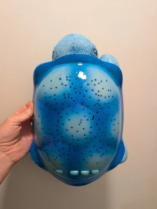 Cloud B Blue Twilight Turtle With Light Up Star Constellation