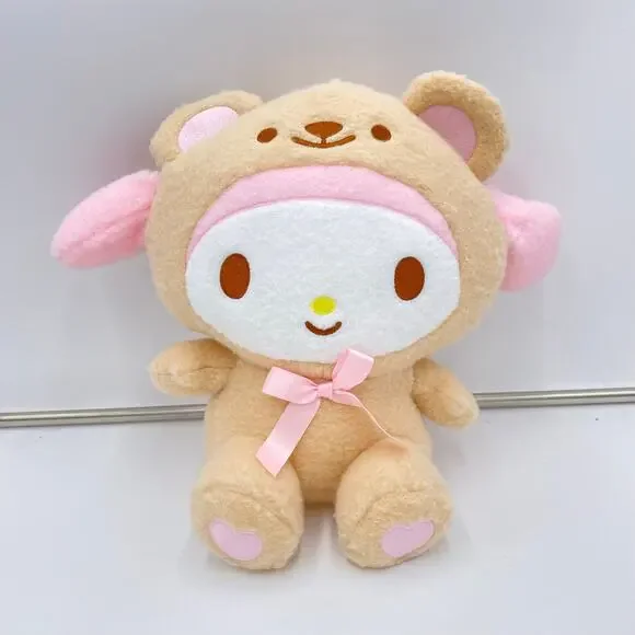 Sanrio X Round One Exclusive My Melody Wool Boa Bear Costume 11