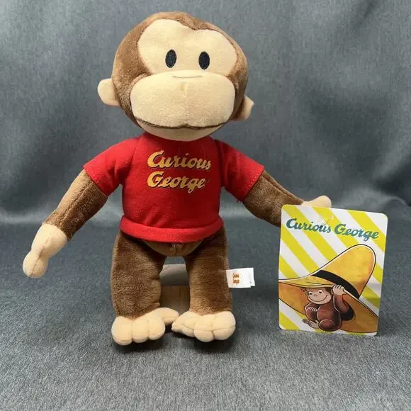 Curious George Plush Toy Network Monkey Stuffed Animal Claw Machine NWT