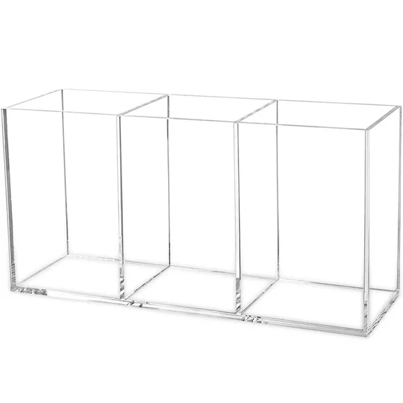 Clear Acrylic 3 Compartment Organizer PRICE FIRM