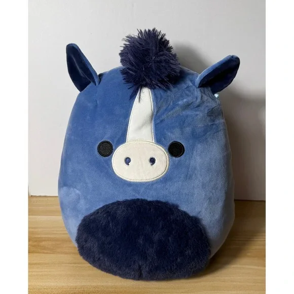Squishmallows Blue Horse Plush Stuffed Animal Toy Farm Pony Cute‎