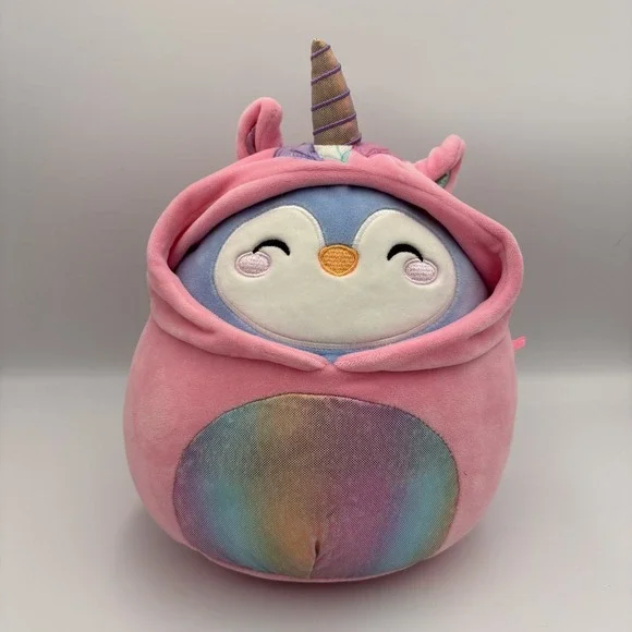 Squishmallows Poxiana Penguin Unicorn Costume‎ Claire's Dressed Ilene 8
