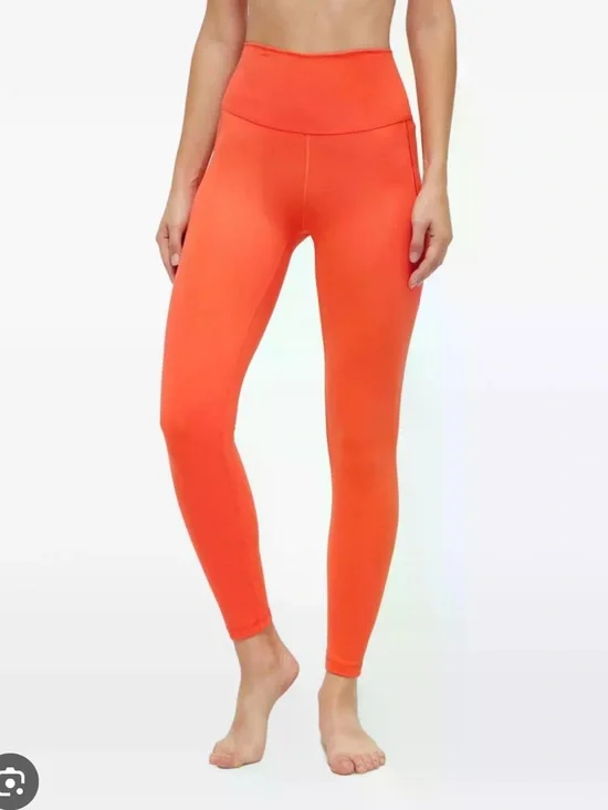 NWT Alo Yoga TANGERINE Orange 7/8 High Waist Airbrush Legging size XS Pants