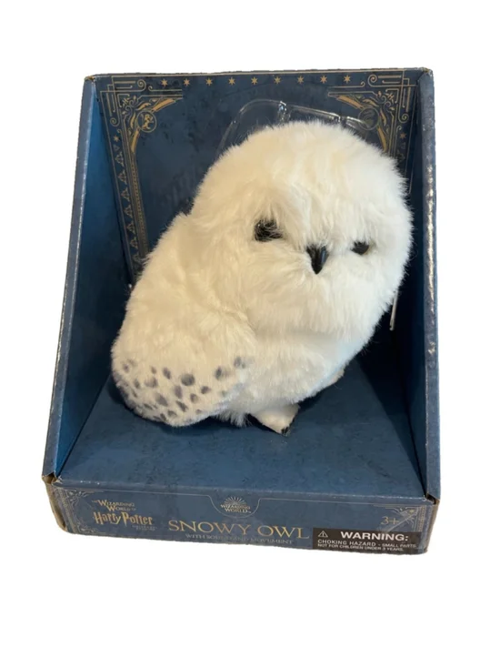 Universal Studios Harry Potter Snowy Owl Interactive Sound Move Shoulder Plush