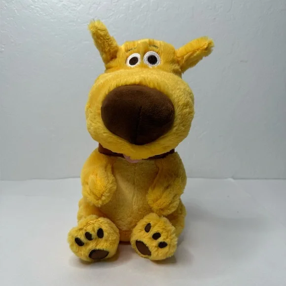 Disney Parks Baby Dug UP Puppy Plush Yellow Collar Toy Collectible‎ Souvenir Dog