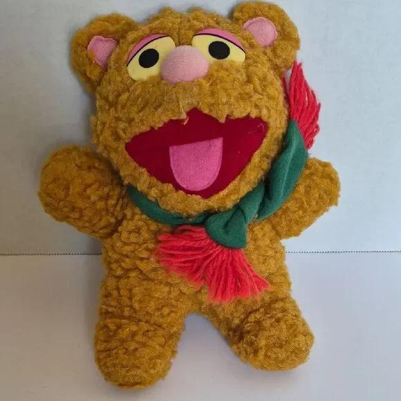 Vintage 1987 McDonald's Muppet Babies Fozzie Bear Christmas Plush - 8