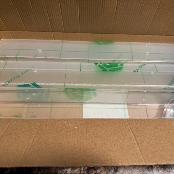 NIB acrylic nail rack with hardware