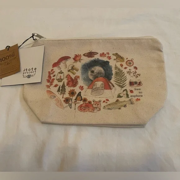 NWT Lined Canvas Bag.