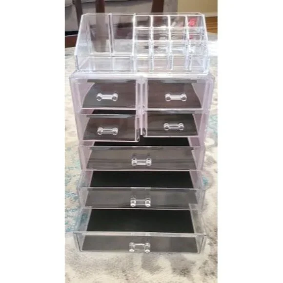 New Clear Cosmetic Makeup Organizer - Make Up & Jewelry Storage, Case & Display