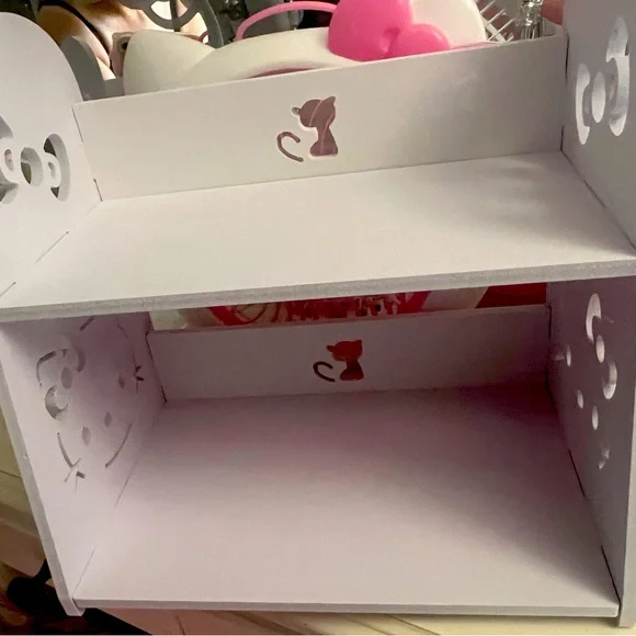 Brand new white hello kitty shelf