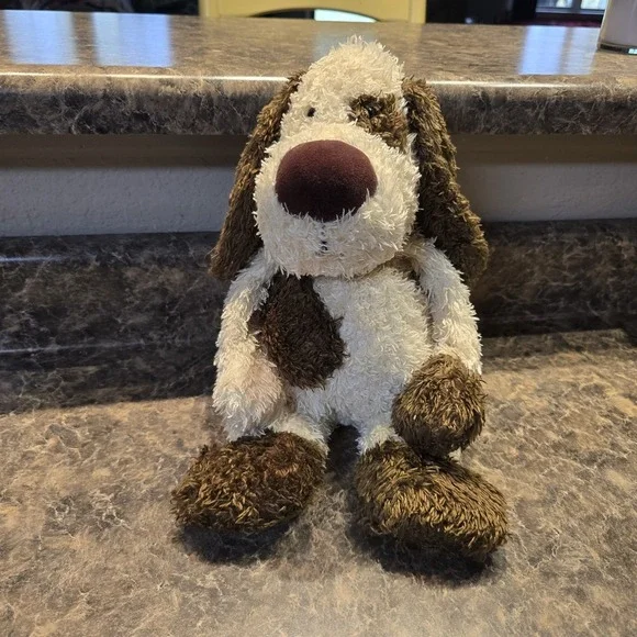Jellycat Retired Bunglie Malcolm Mutt Puppy Dog Cream & Brown Plush Toy‎ 15