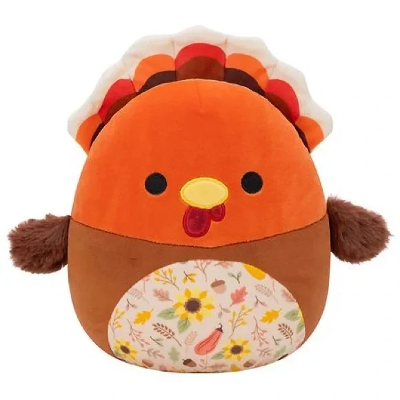Squishmallows Ulana the Turkey with Floral Belly
