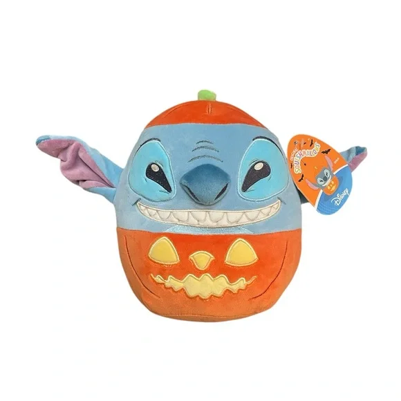 Squishmallows Disney Stitch In Pumpkin 8 inch, NWT