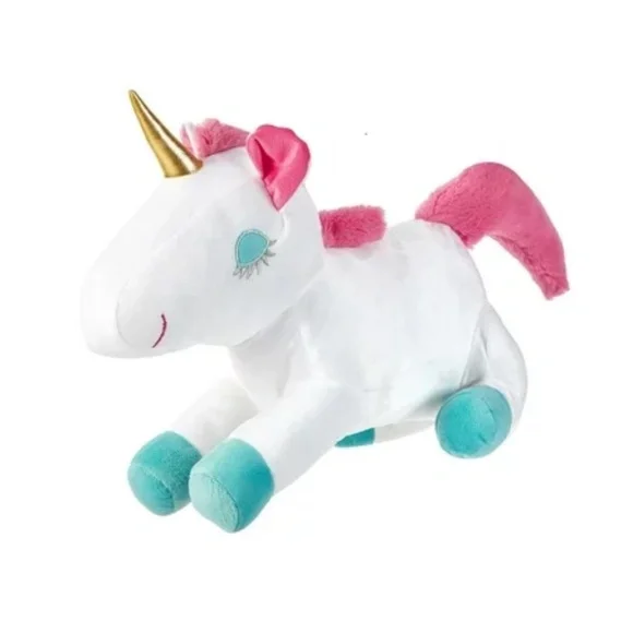 NEW Kids Unicorn 3D Figural Plush Decorative Throw Pillow, 13 x 12.24