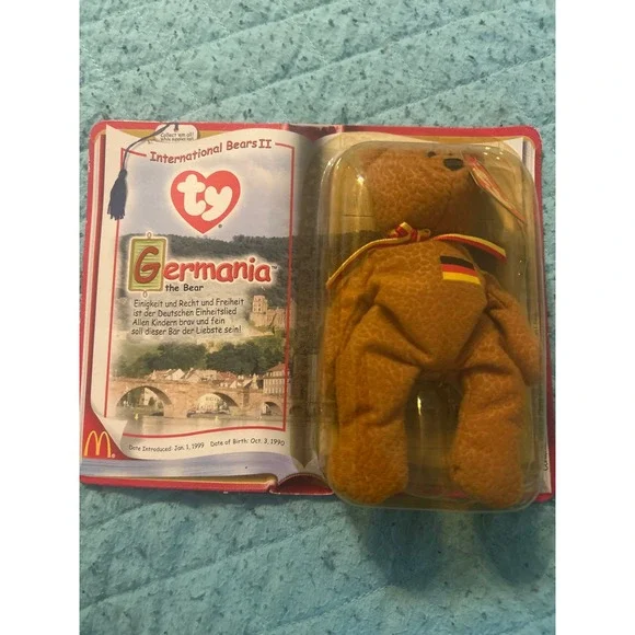 Ty Teenie Beanie Baby Germania the Bear Germany International Bears II McDonalds