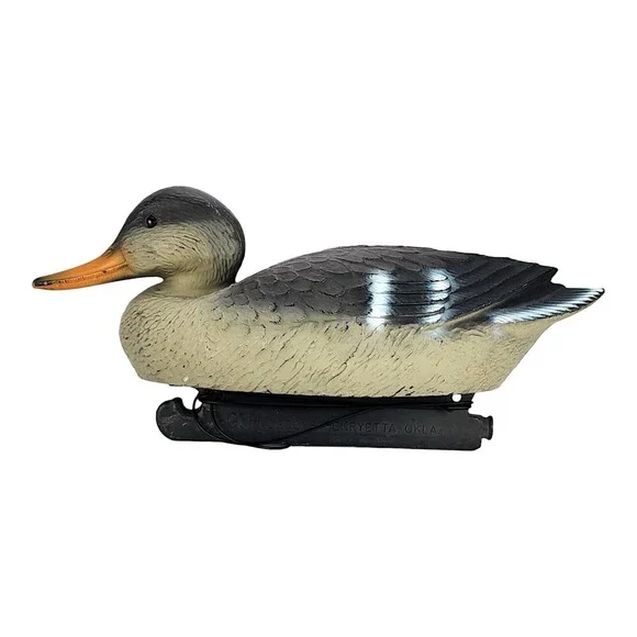 Hunting Mallard Duck G&H Decoys Henryetta Oklahoma Plastic Hollow Body