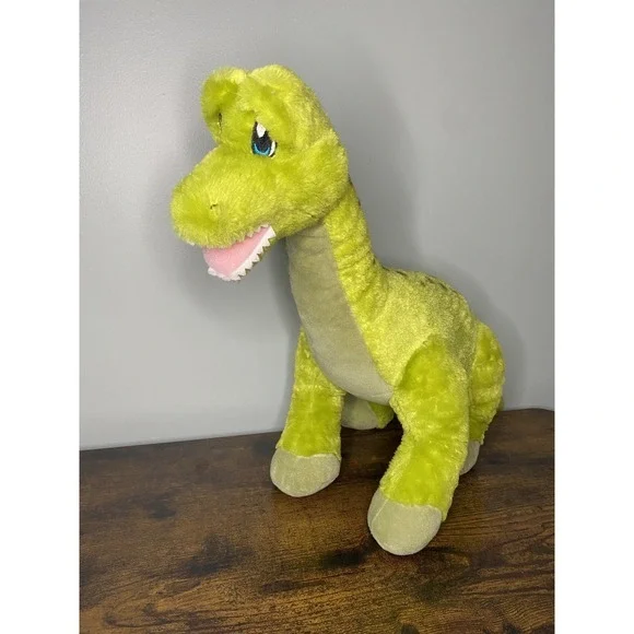 Build a Bear green spotted brachiosaurus‎ BAB plush exclusive soft dinosaur