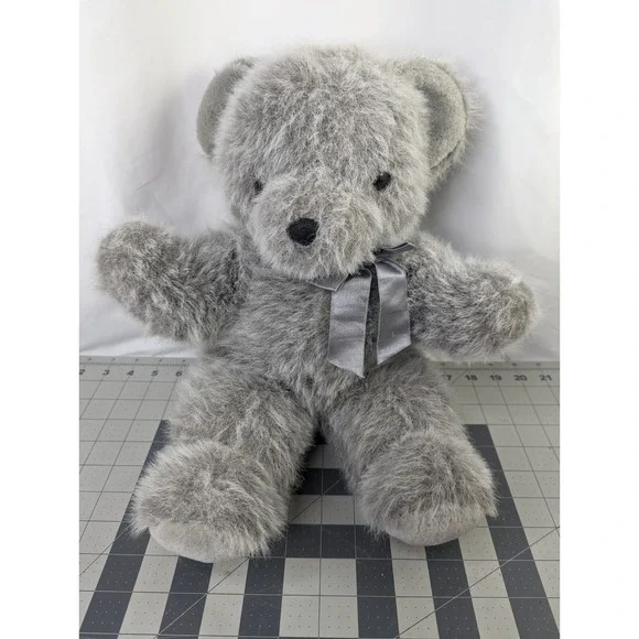 America Wego Gray Bear Plush Begging‎ 16 Inch 5750 Stuffed Animal Toy
